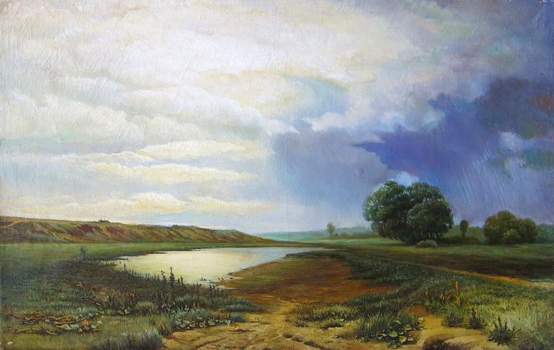 Ф. Васильев. «Мокрый луг». 1872
